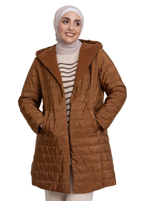 Wood Feather Double Face Jacket - Khotwh